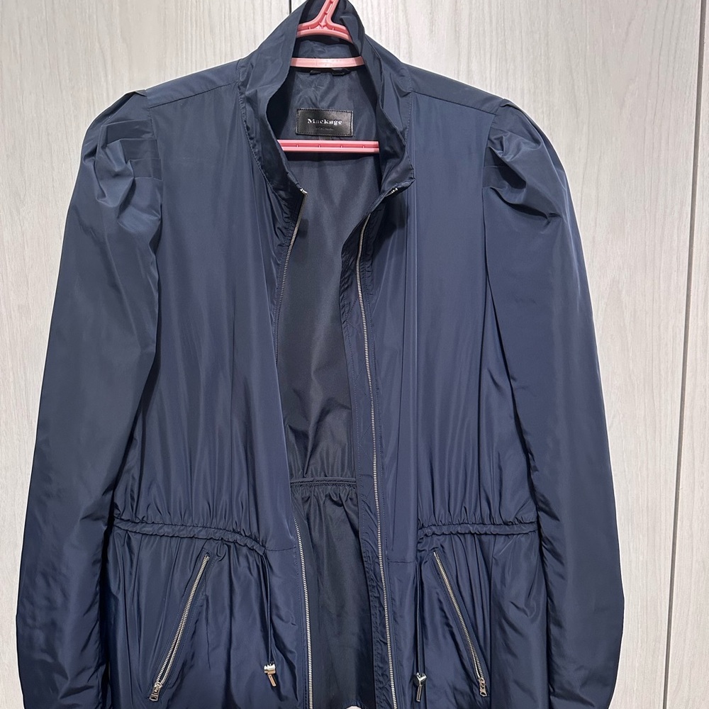 Mackage Dark Blue Utility Jacket